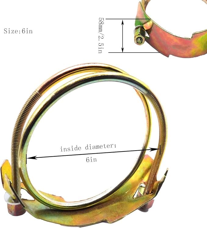 Heavy Duty Double Steel Wire Water Pipe Clamp