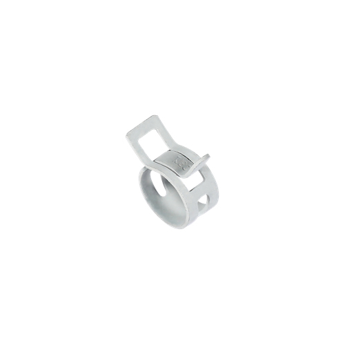 Spring band hose clamp for automotive radiator hose applications